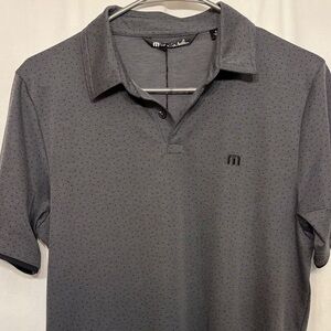 Travis Mathew Charcoal golf Polo Shirt